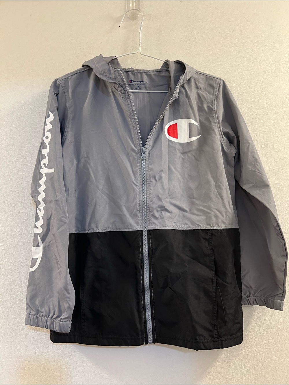 Boys champion windbreaker/ rain coat